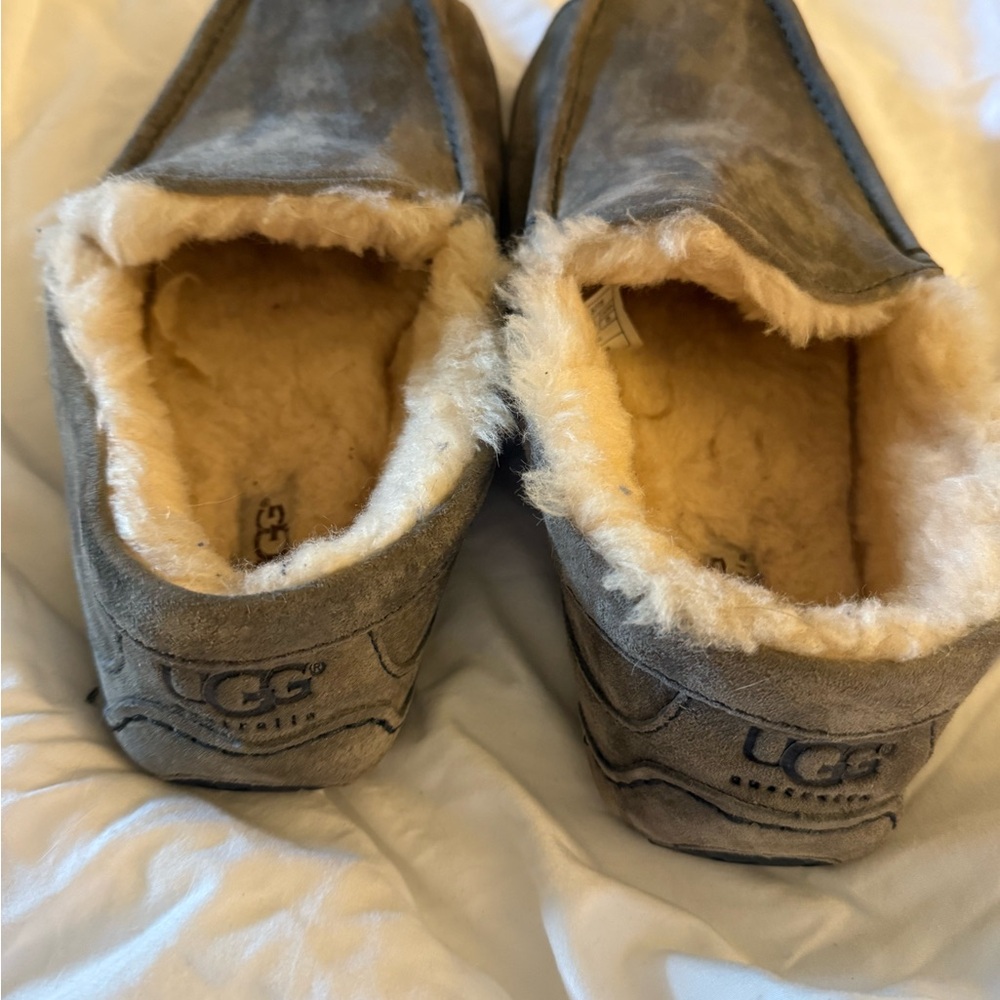 UGG Tan Shearling Lined Slippers